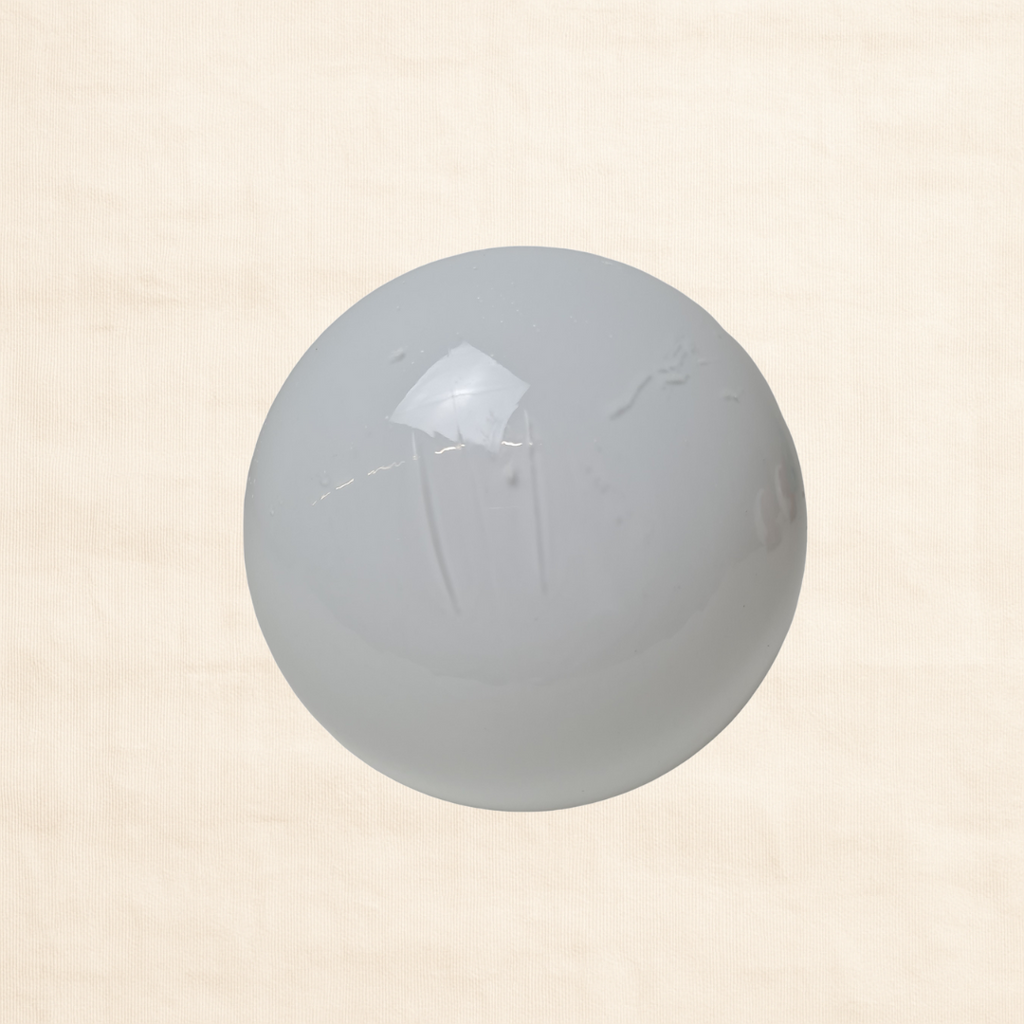 Circa 1970s Retro Danish Wall Lamp with Glass Dome