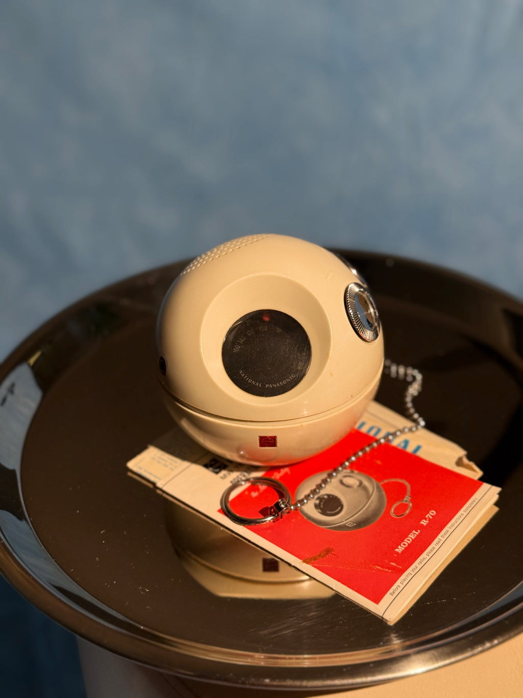 Panasonic Panapet R-70 – Space Age Ball Radio, Circa 1970, White