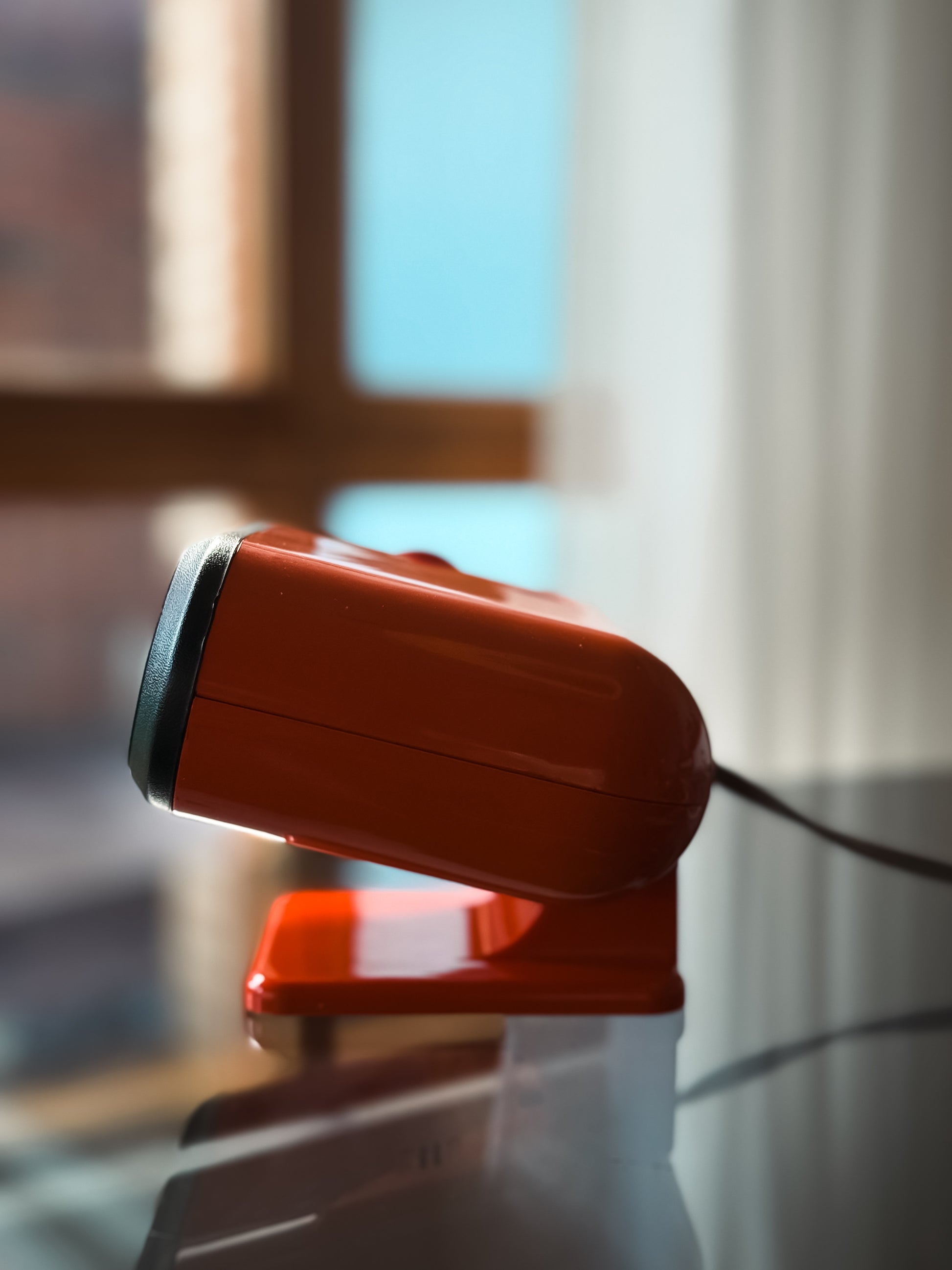 PENDING Copal RP-233 Flip Clock – Space Age Alarm Clock, Circa 1970s, Orange