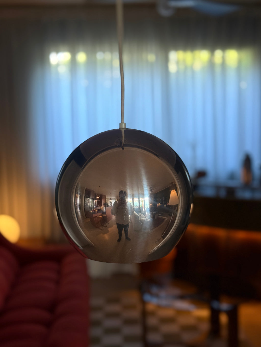 Topan Pendant Light – Verner Panton for Louis Poulsen, Circa 1970s, Chrome