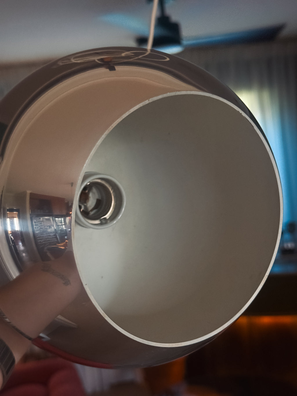 Topan Pendant Light – Verner Panton for Louis Poulsen, Circa 1970s, Chrome