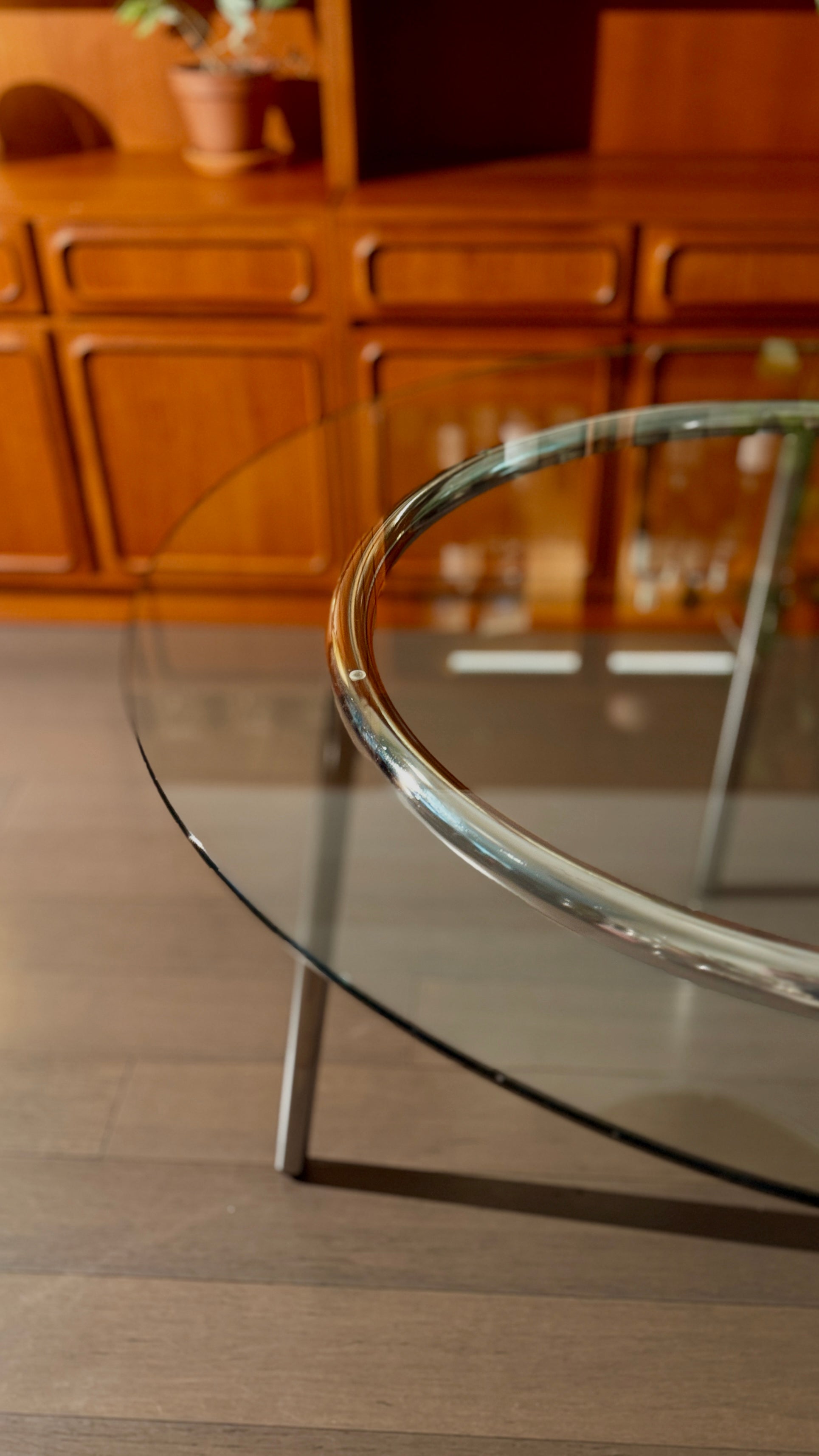 1999 IKEA Salmi Glass Dining Table