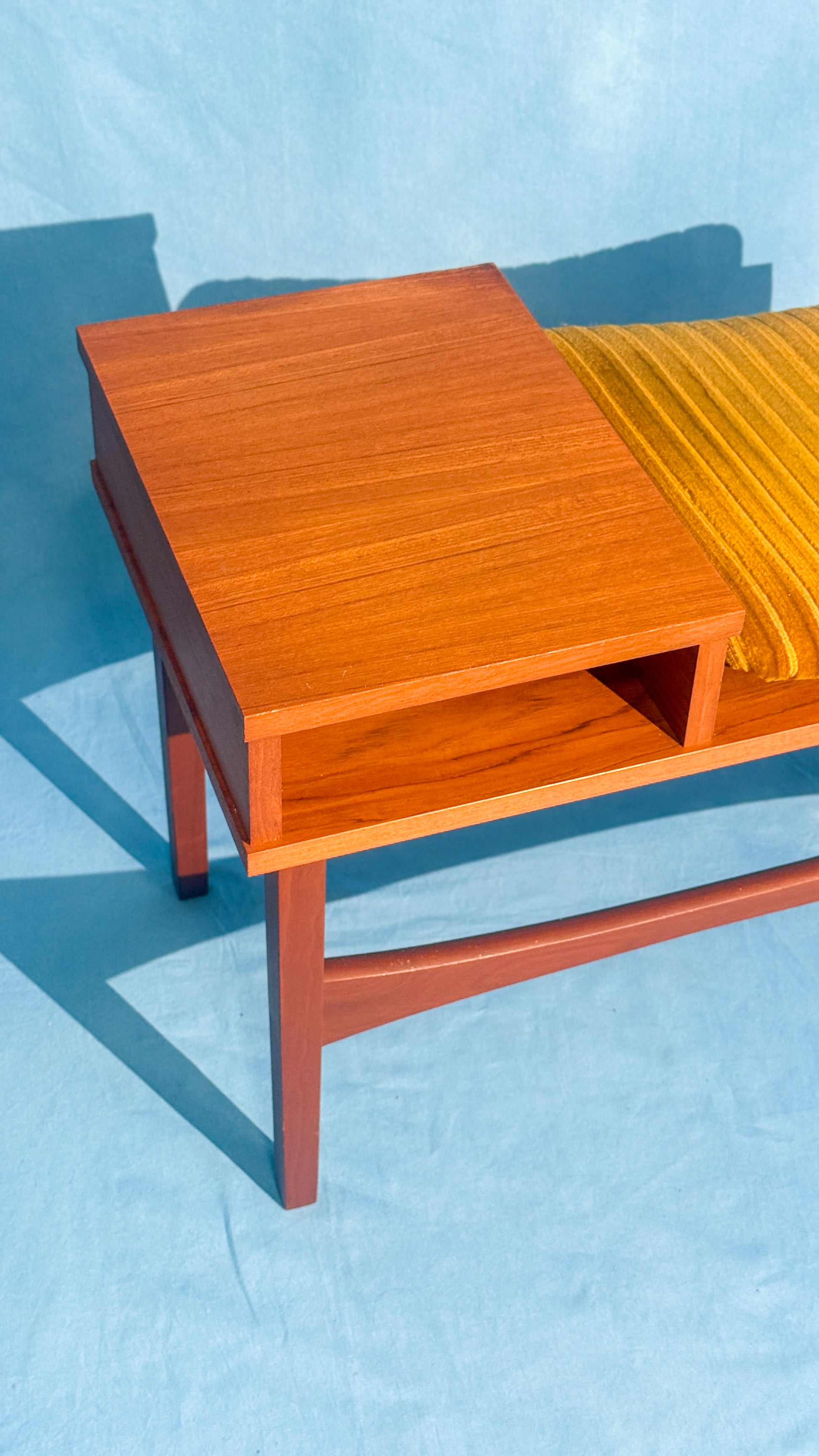 Original Mid-Century WAFF Telephone Table