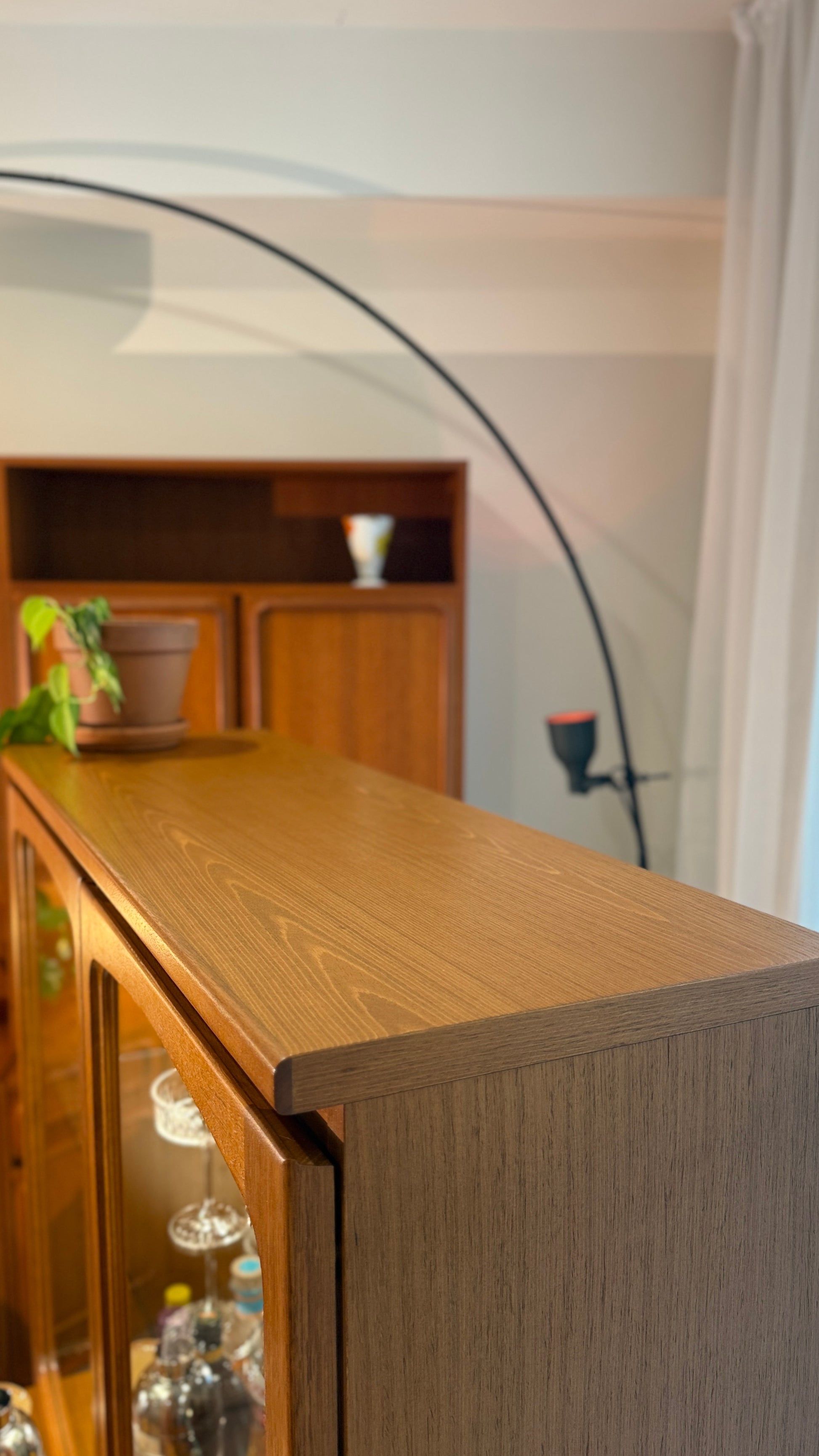 Noblett drinks and LP cabinet – mid-century vintage bar and record storage – Adelaide